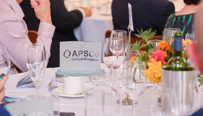 APSCo Awards on table