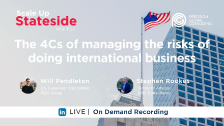 Live: The 4Cs of managing the risks of doing international business