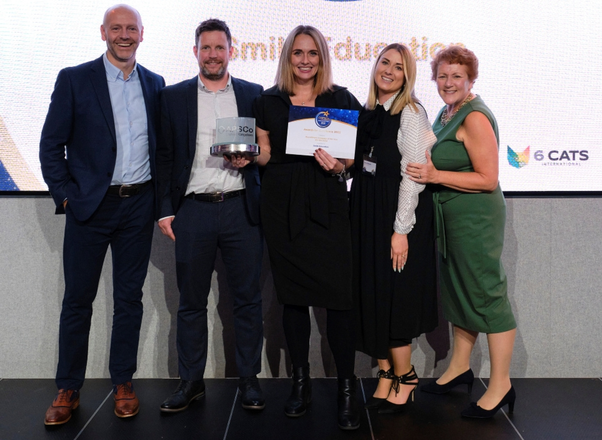 Smile Education, Winner of 'Recruitment Company of the Year £5-10m 2022'