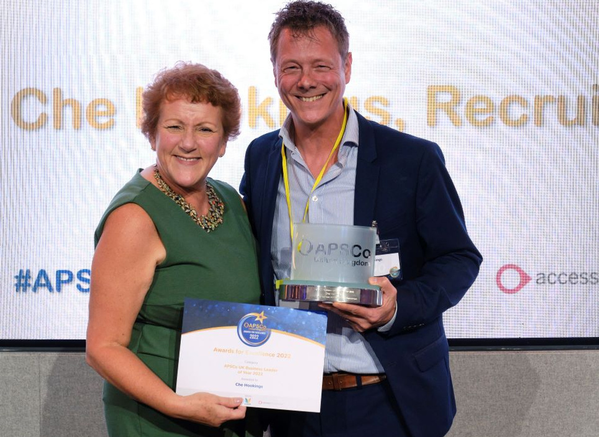 Che Hookings, Winner 'APSCo UK Business Leader of the Year 2022'